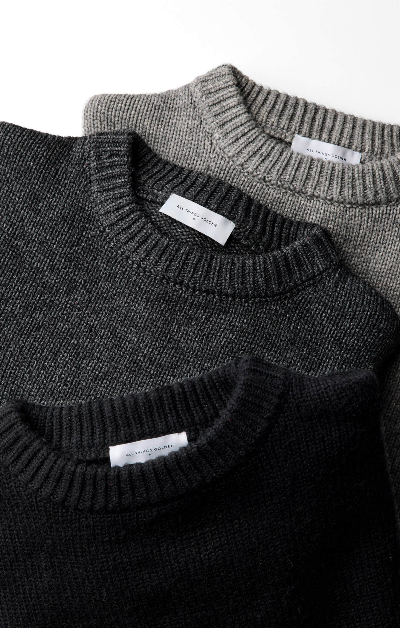 THE HEAVY KNIT LONG - GREY - Image 8