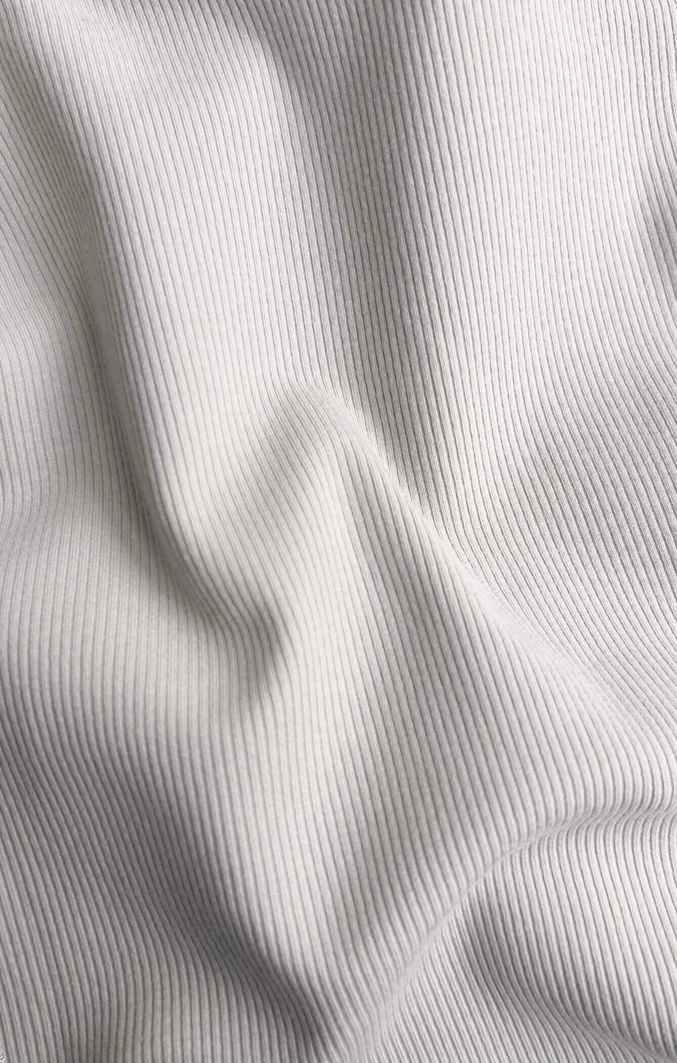 THE LUXE RIB BABY MINI DRESS - STONE - Image 10